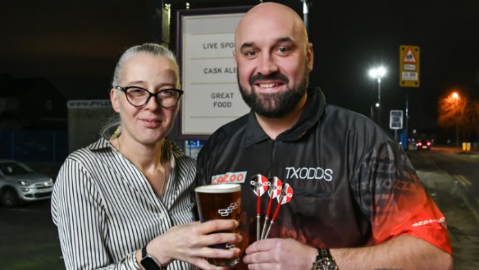 Pubs to have names on five darts players' shirts in PDC event
